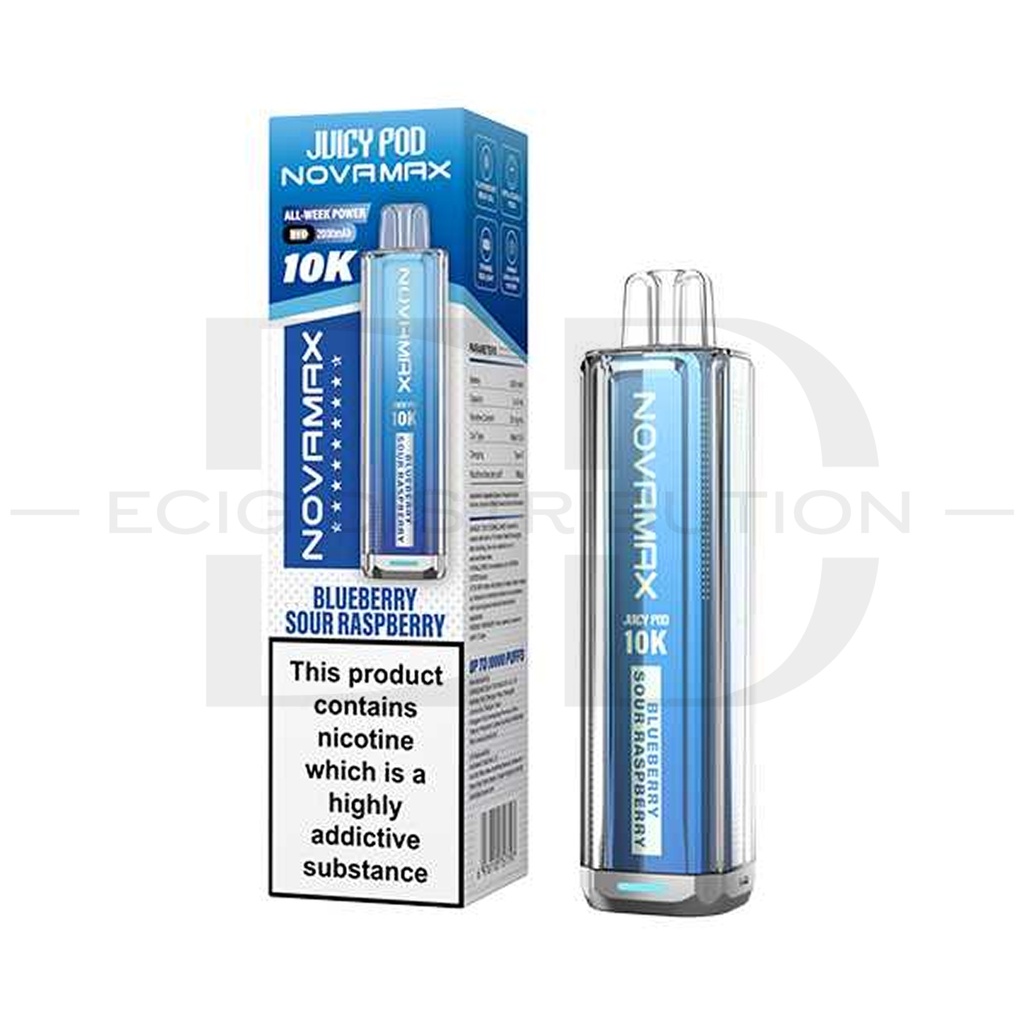 Juicy Pod Novamax 10K Pod Kit - Blueberry Sour Raspberry