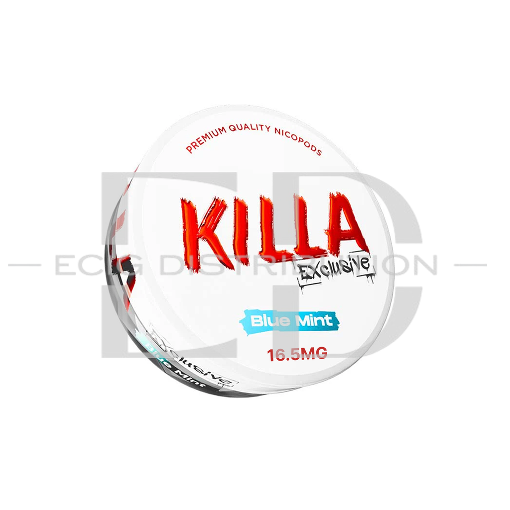Killa Nicotine Pouches - Blue Mint 16.5MG
