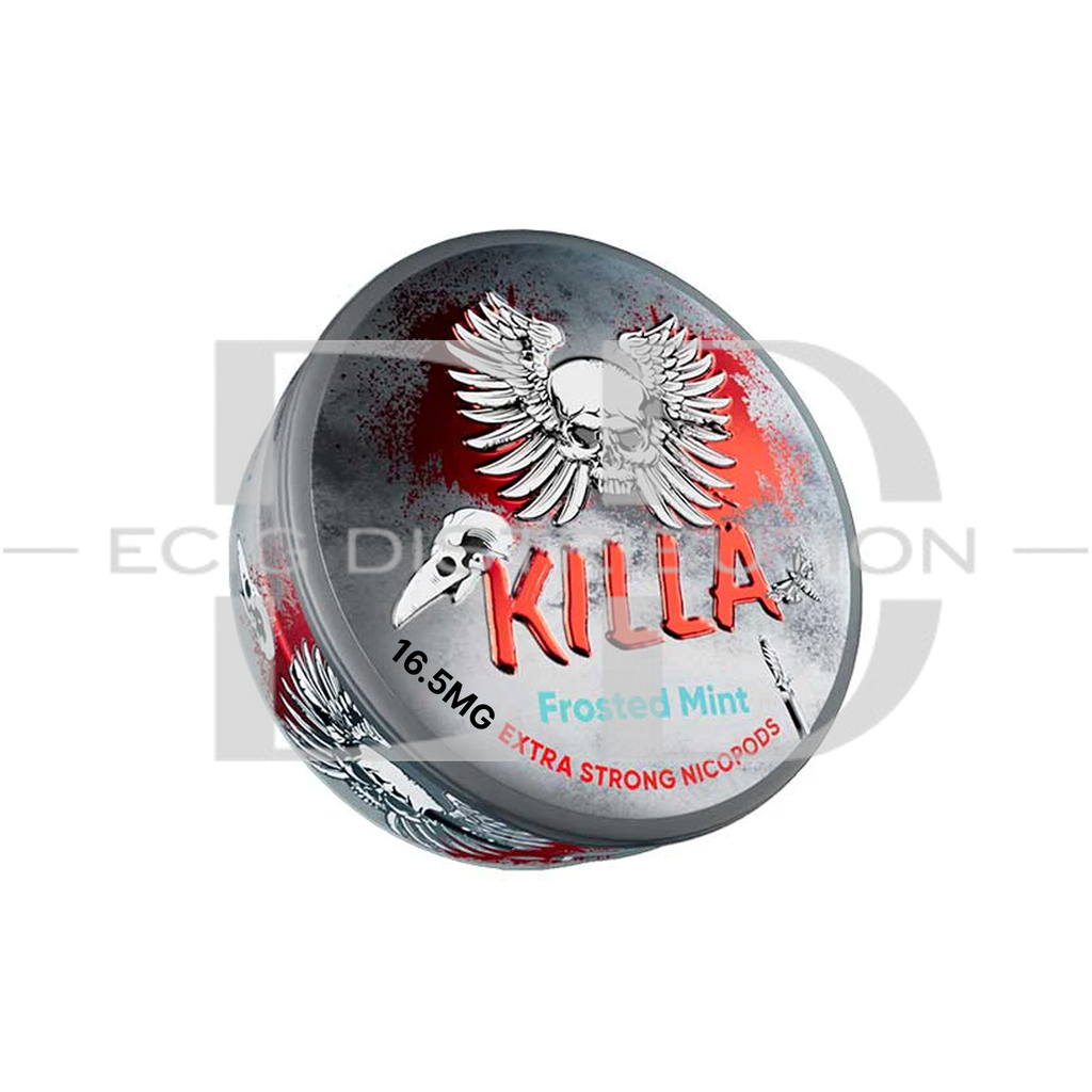 Killa Nicotine Pouches - Frosted Mint 16.5MG