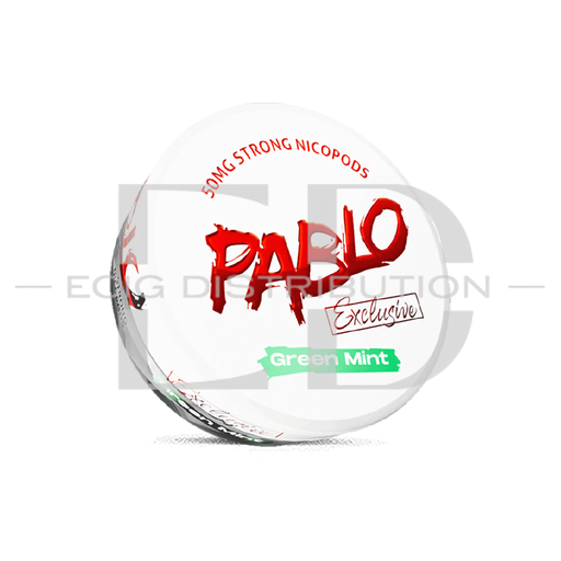 [PABNPO-GM50MG] Pablo Nicotine Pouches - Green Mint 50MG