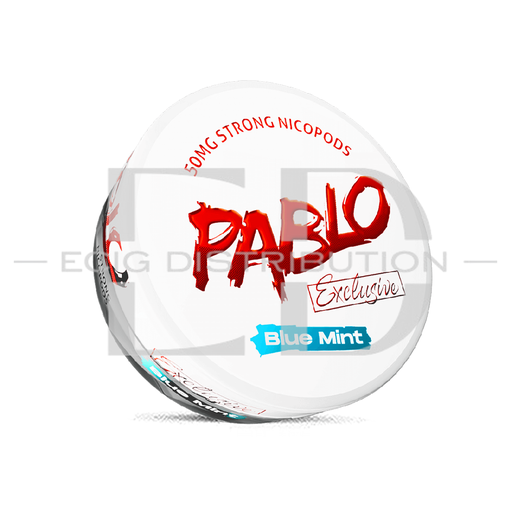 [PABNPO-BM50MG] Pablo Nicotine Pouches - Blue Mint 50MG