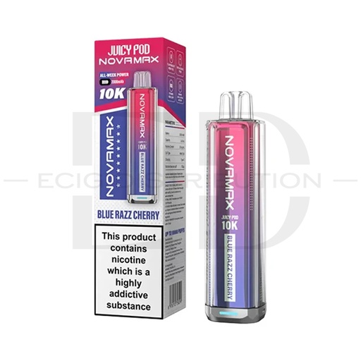 [JUIPNO10KPK-BRC] Juicy Pod Novamax 10K Pod Kit - Blue Razz Cherry