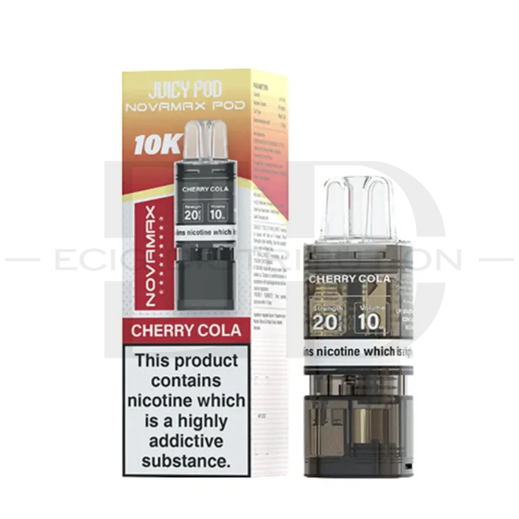 Juicy Pod Novamax 10K Refillable Pod - Cherry Cola