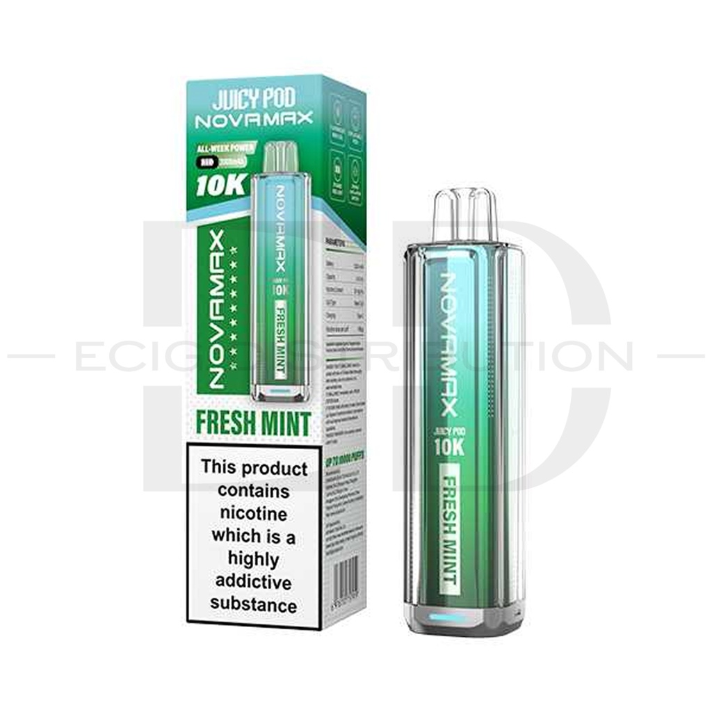 Juicy Pod Novamax 10K Pod Kit - Fresh Mint