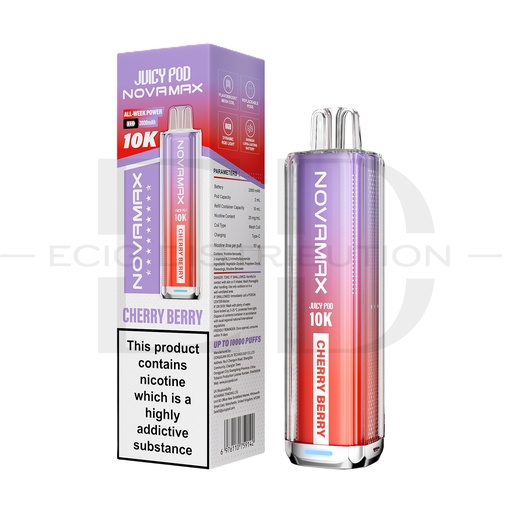 [JUIPNO10KPK-CB] Juicy Pod Novamax 10K Pod Kit - Cherry Berry