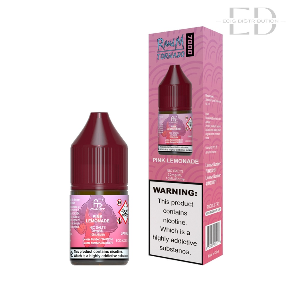 Fumot RandM Nic Salts - Pink Lemonade 20MG