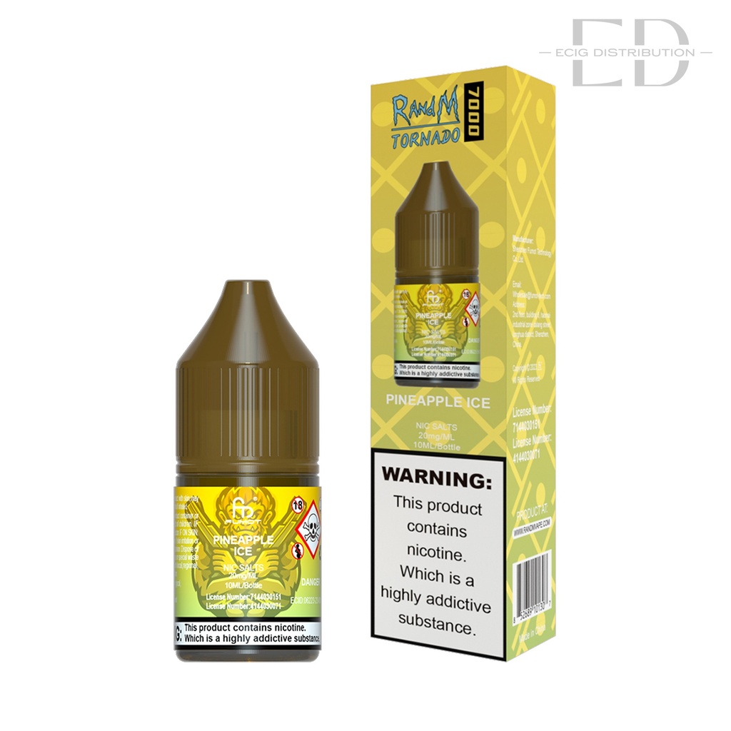 Fumot RandM Nic Salts - Pineapple Ice 20MG