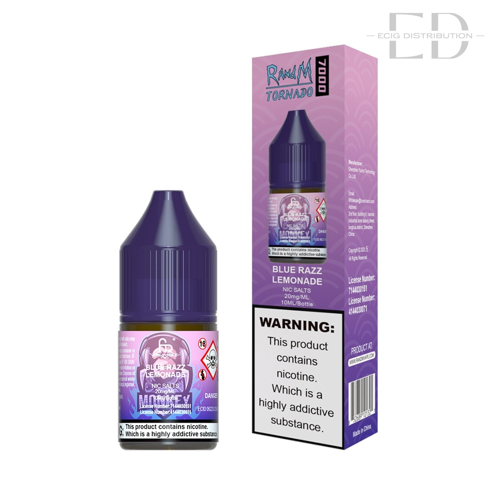 Fumot RandM Nic Salts - Blue Razz Lemonade 20MG