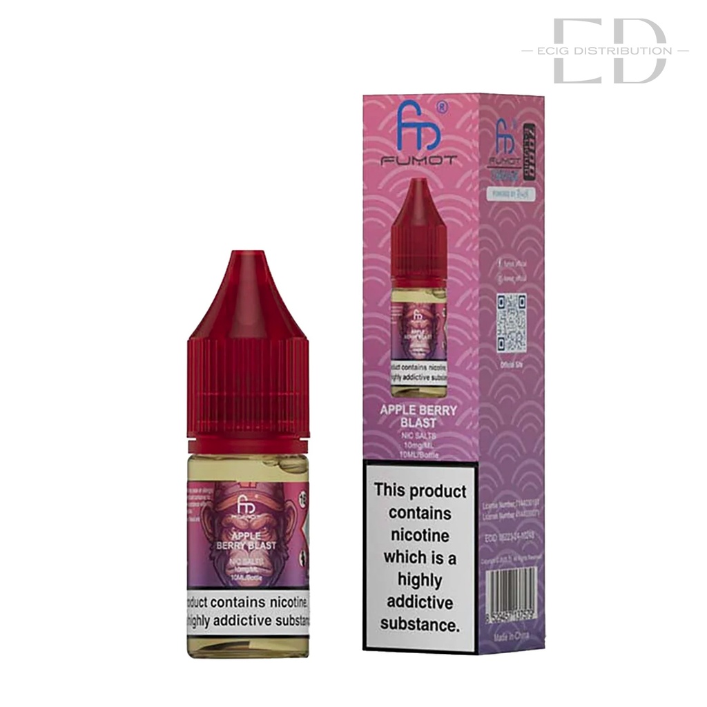 Fumot RandM Nic Salts - Apple Berry Blast 10MG