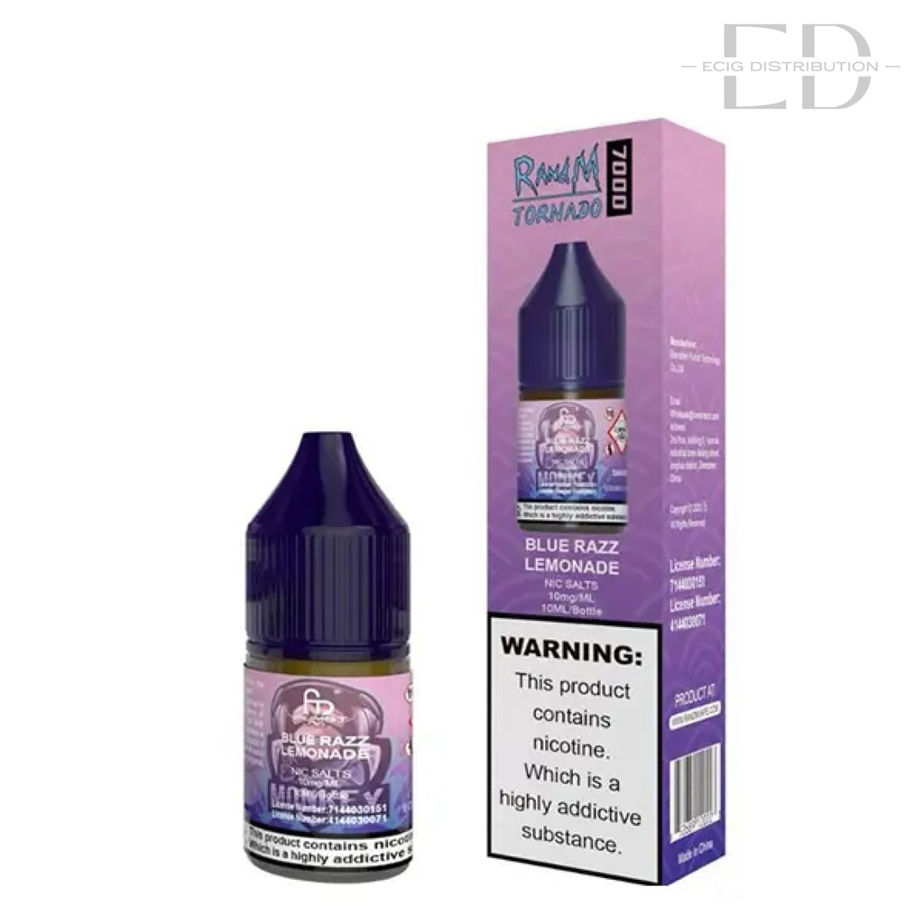 Fumot RandM Nic Salts - Blue Razz Lemonade 10MG