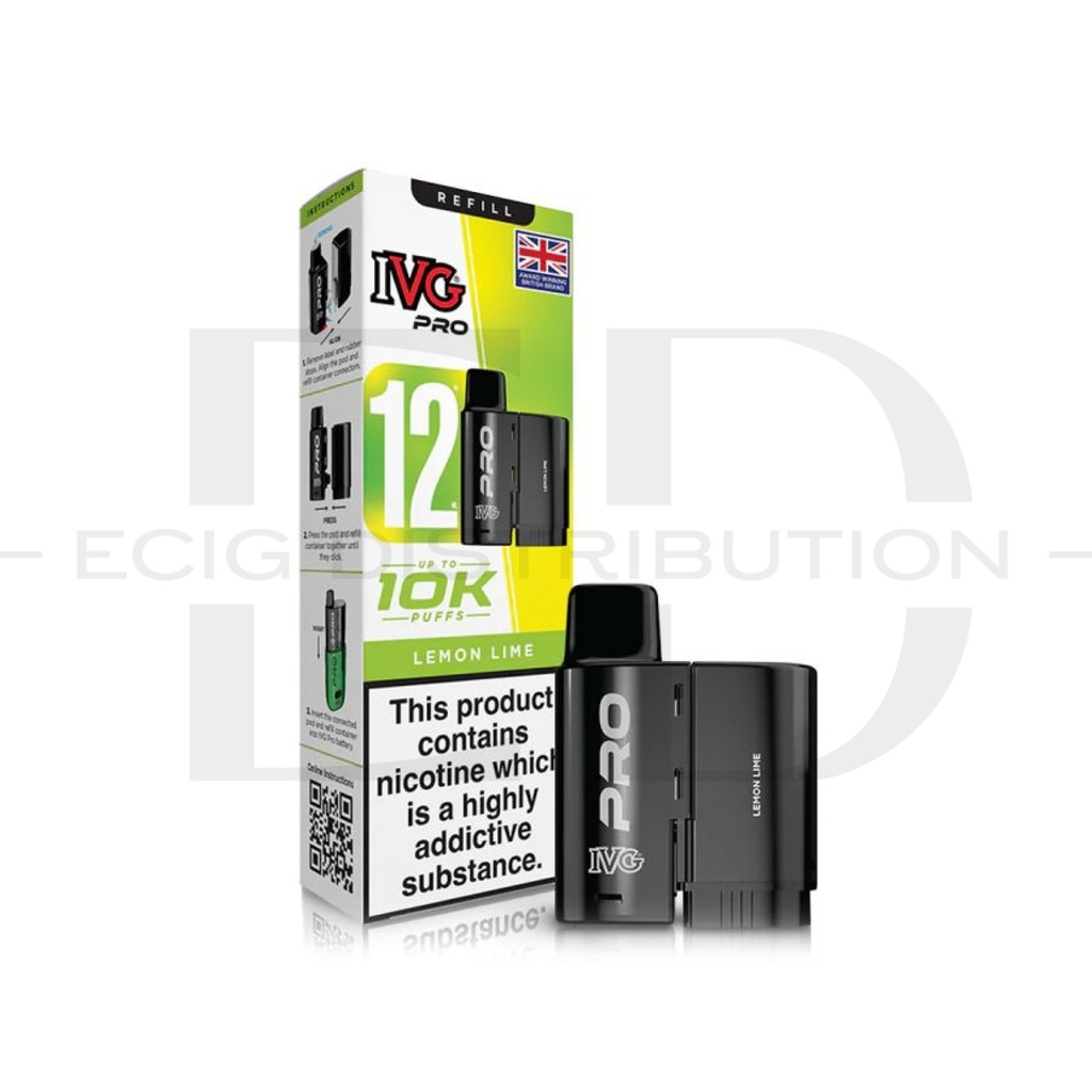 IVG Pro 12 Refillable Pod - Lemon Lime 20MG