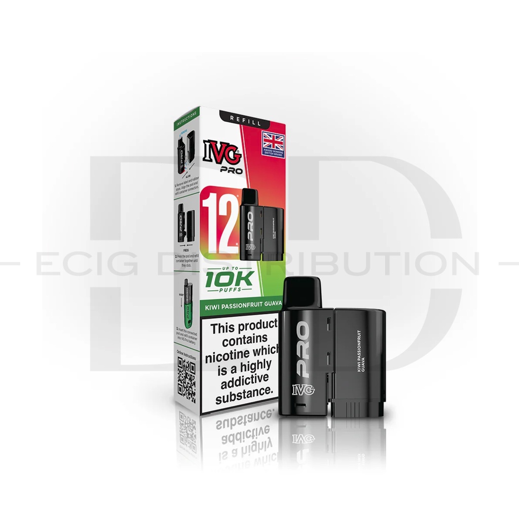 IVG Pro 12 Refillable Pod - Kiwi Passionfruit Guava 20MG
