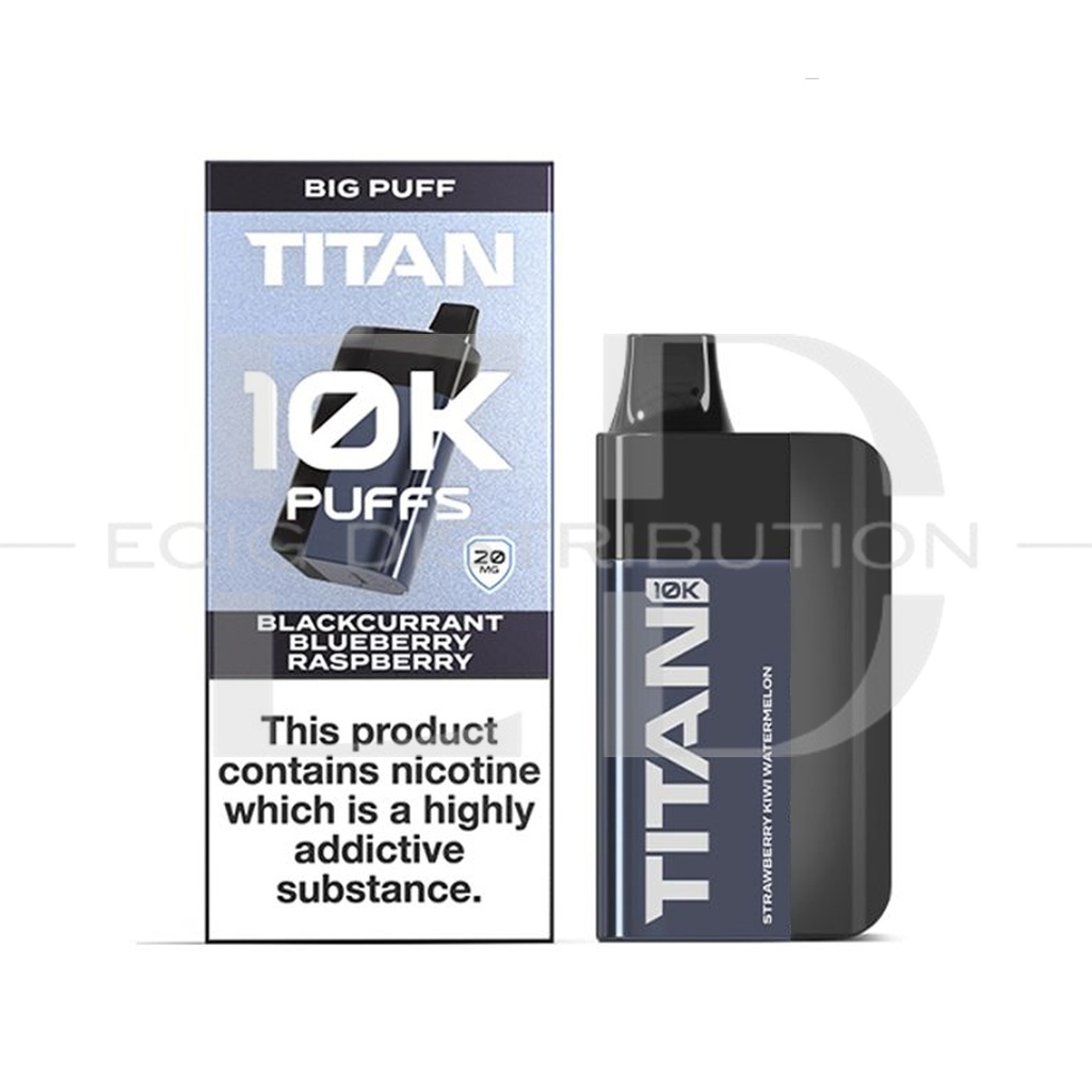 Titan 10K Pod Kit - Blackcurrant Blueberry Raspberry
