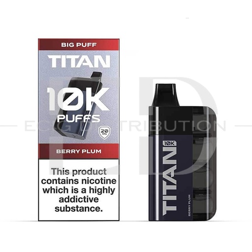 [TIT10KPOK-BP] Titan 10K Pod Kit - Berry Plum