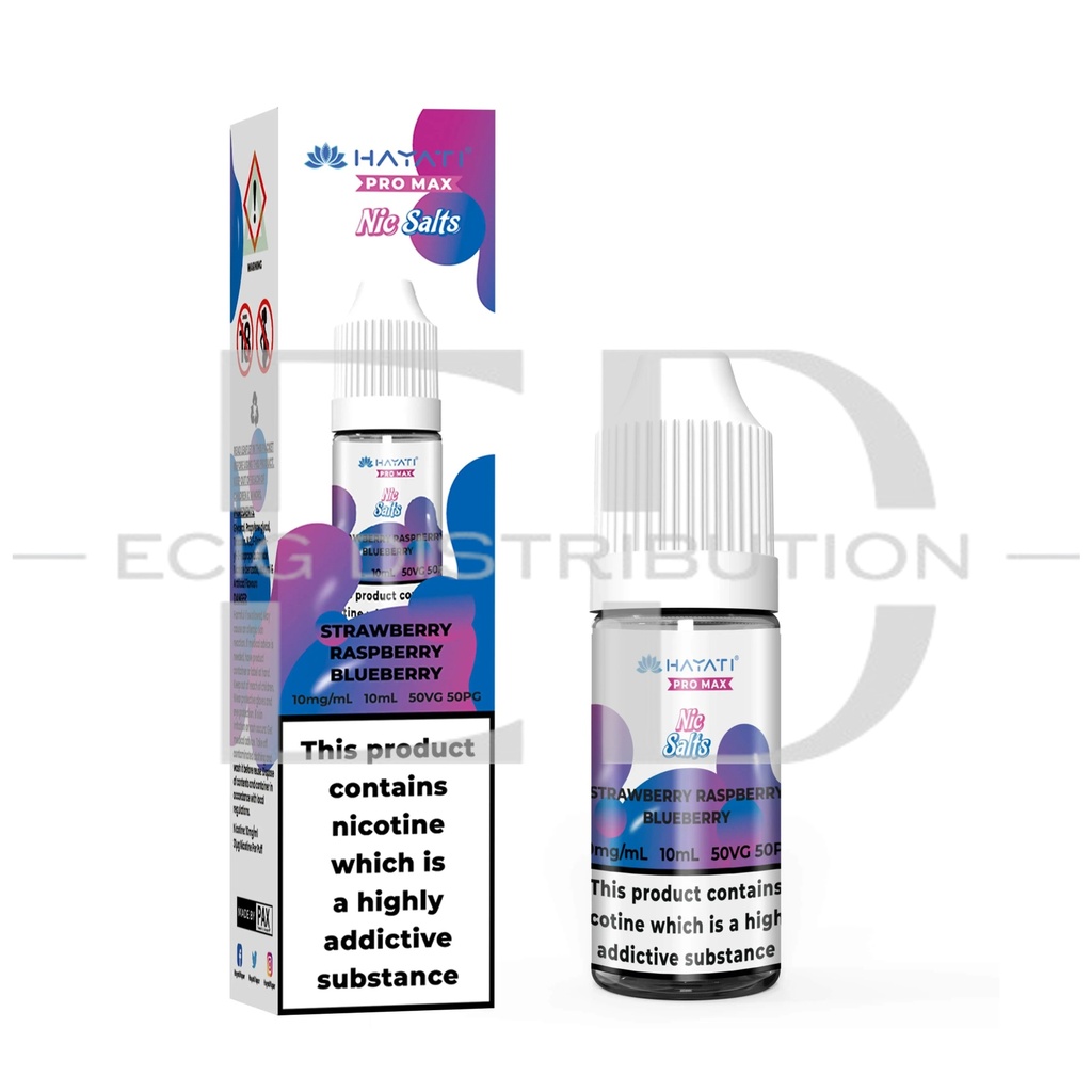 Hayati Nic Salts - Strawberry Raspberry Blueberry 10MG