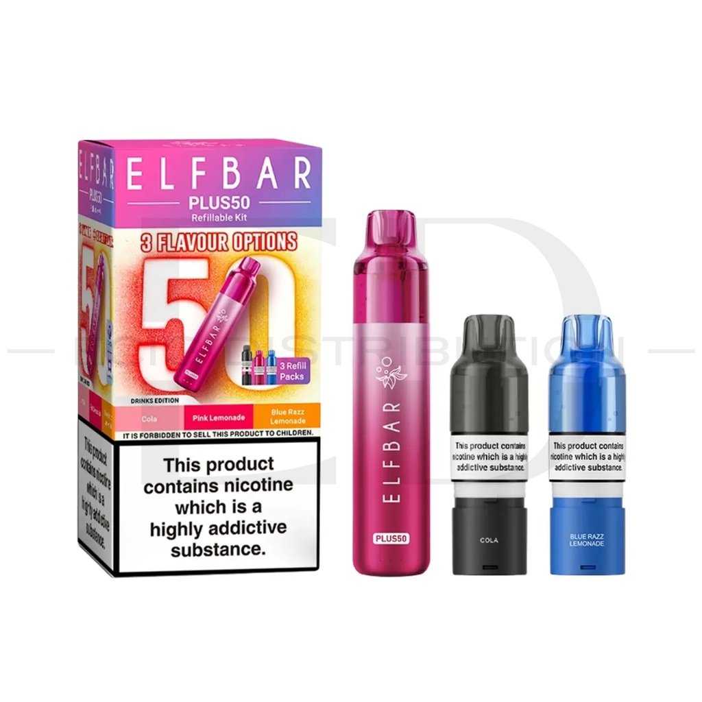 Elfbar Plus50 Pod Kit - Drinks Edition