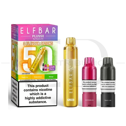 [ELFPlus50POK-JE] Elfbar Plus50 Pod Kit - Juicy Edition