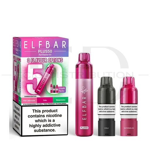 [ELFPlus50POK-SE] Elfbar Plus50 Pod Kit - Summer Edition