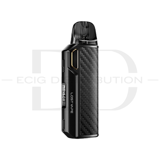 [LOSVTHEDM45PK-BC] Lost Vape Thelema Elite DM45 Pod Kit - Black Carbon