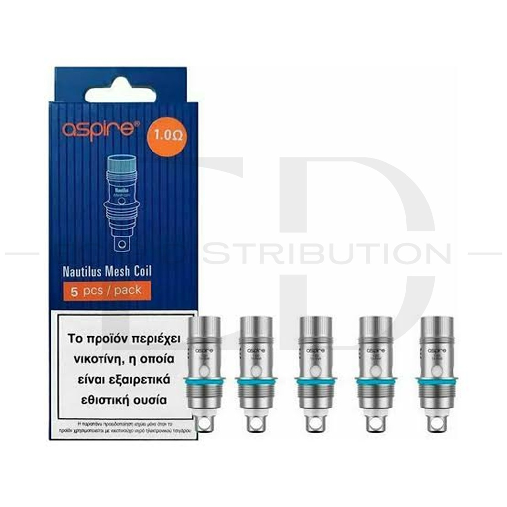 Aspire Nautilus Meshed Coil 5Pcs/Pack - 1.0 Ohm