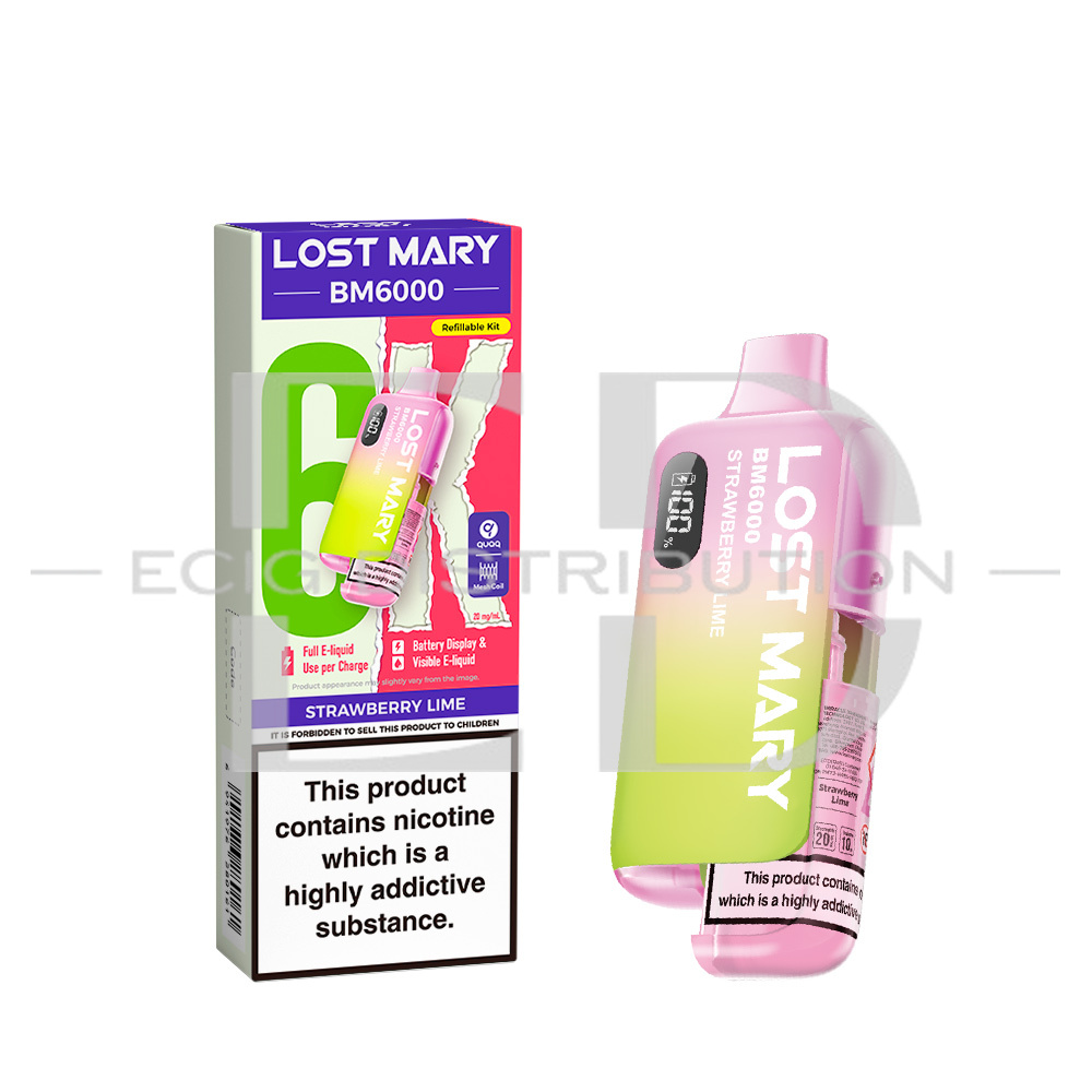 Lost Mary BM6000 Pod Kit - Strawberry Lime