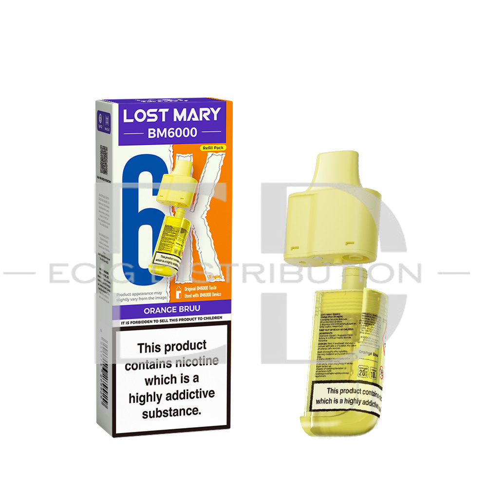 Lost Mary BM6000 Pod Kit - Orange Bruu