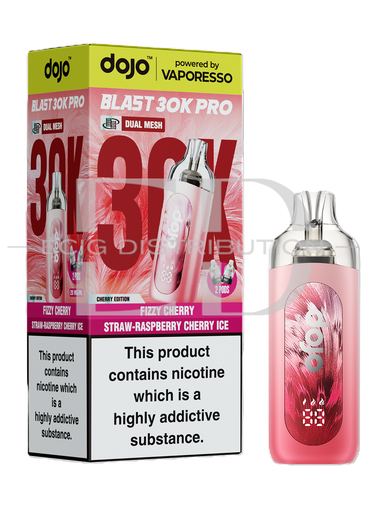 [VAPDBL30KPPK-CE20MG] Vaporesso Dojo Blast 30K Pro Pod Kit - Cherry Edition 20MG