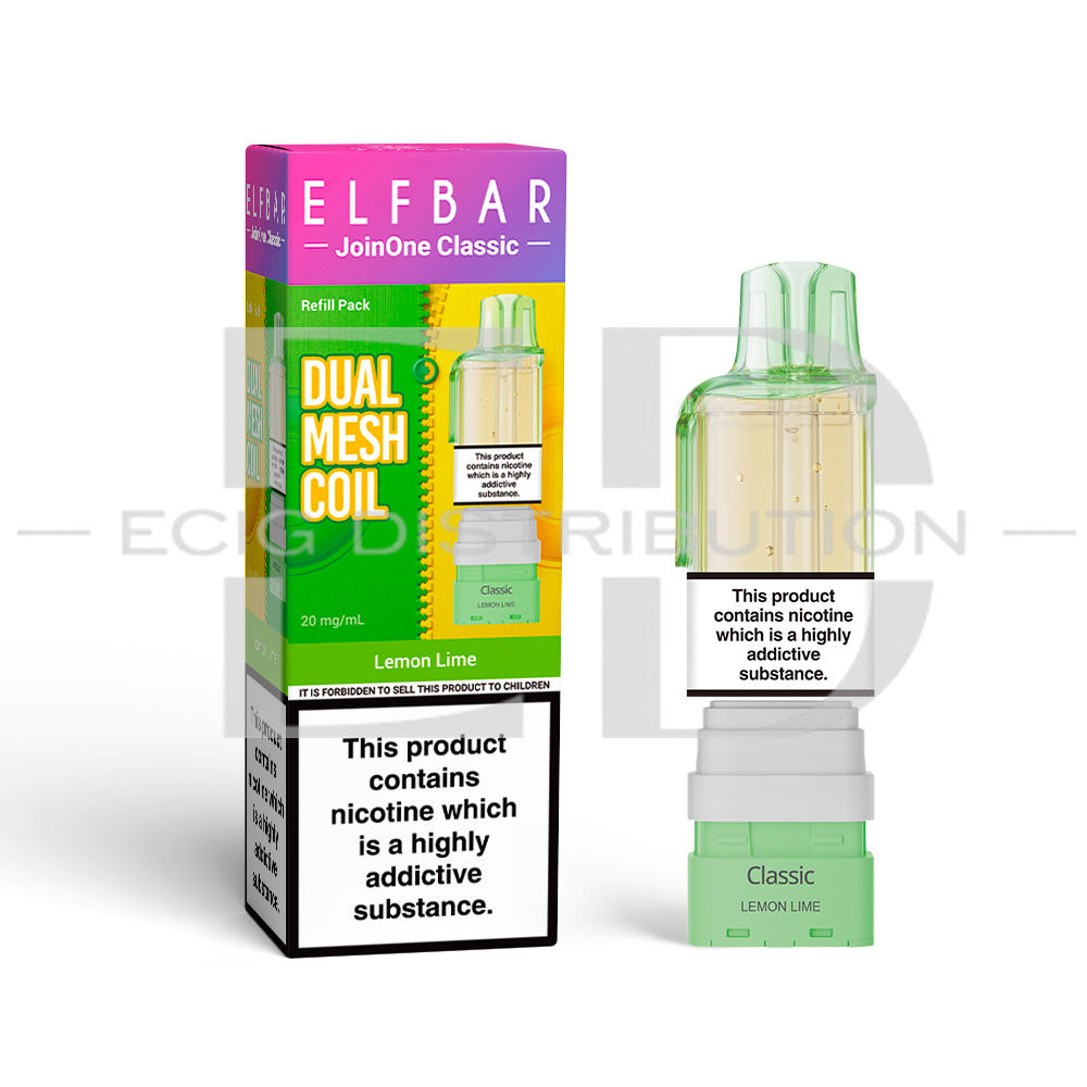 Elfbar JoinOne15K Classic Series Refillable Pod - Lemon Lime