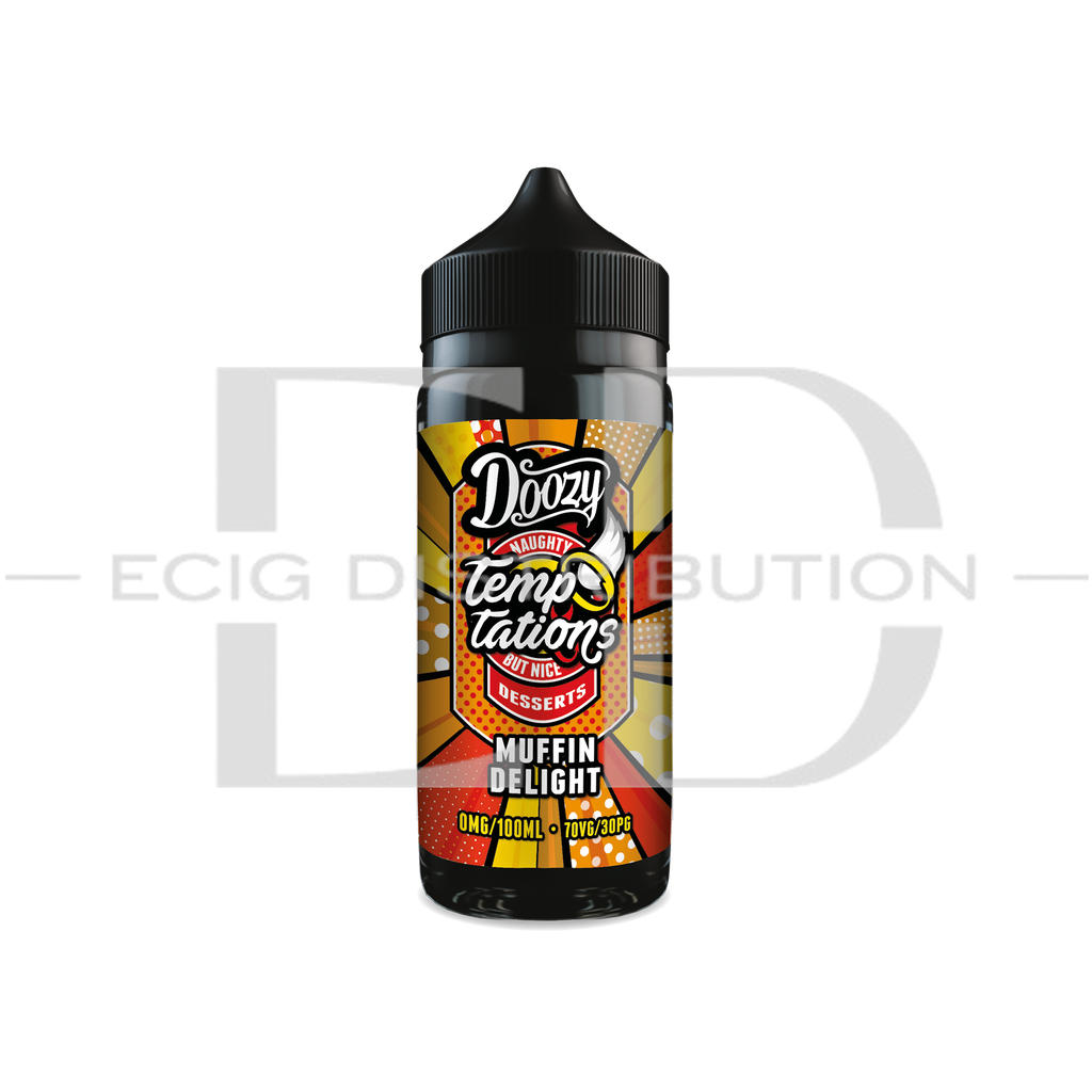 Doozy Temptations 100ML Shortfill 70/30 - Muffin Delight 0MG