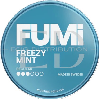 [FUMRNIP-FM4MG] Fumi Regular Nicotine Pouches - Freezy Mint 4MG