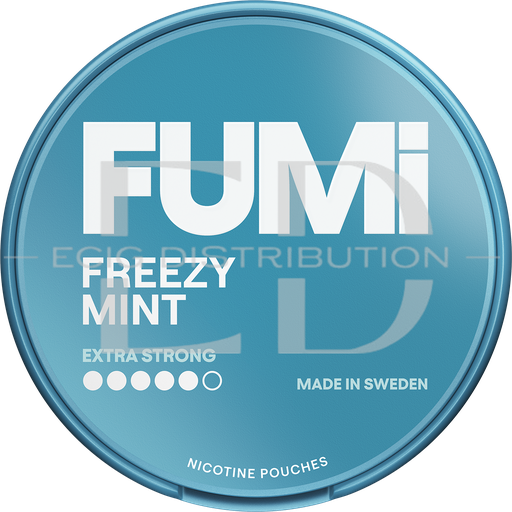 [FUMESTNP-FM11MG] Fumi Extra Strong Nicotine Pouches - Freezy Mint 11MG 