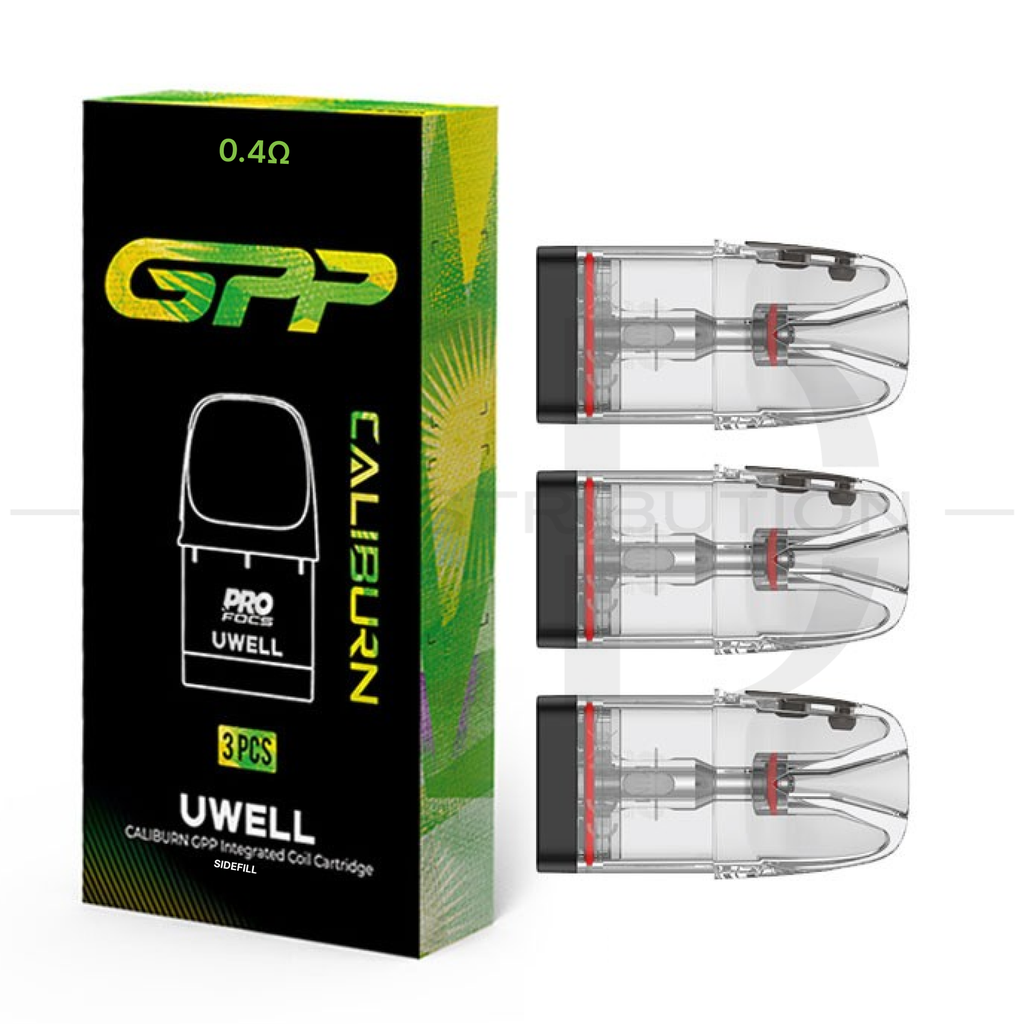 Uwell Caliburn GPP Coil Cartridge Side Refill 3Pcs/Pack - 0.4 Ohm XL