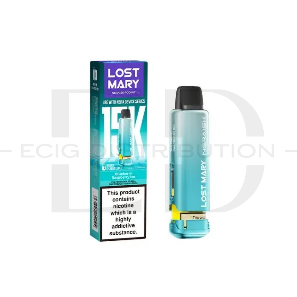 Lost Mary Nera 15K Refillable Pod - Blueberry Raspberry Ice