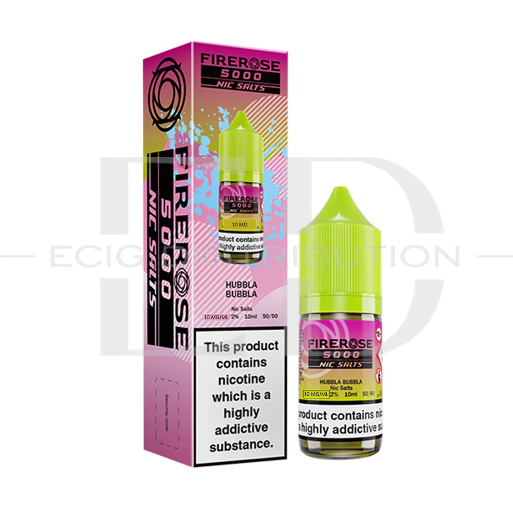 Firerose Nic Salts - Hubbla Bubbla 10MG