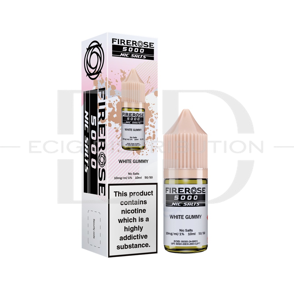Firerose Nic Salts - White Gummy 10MG
