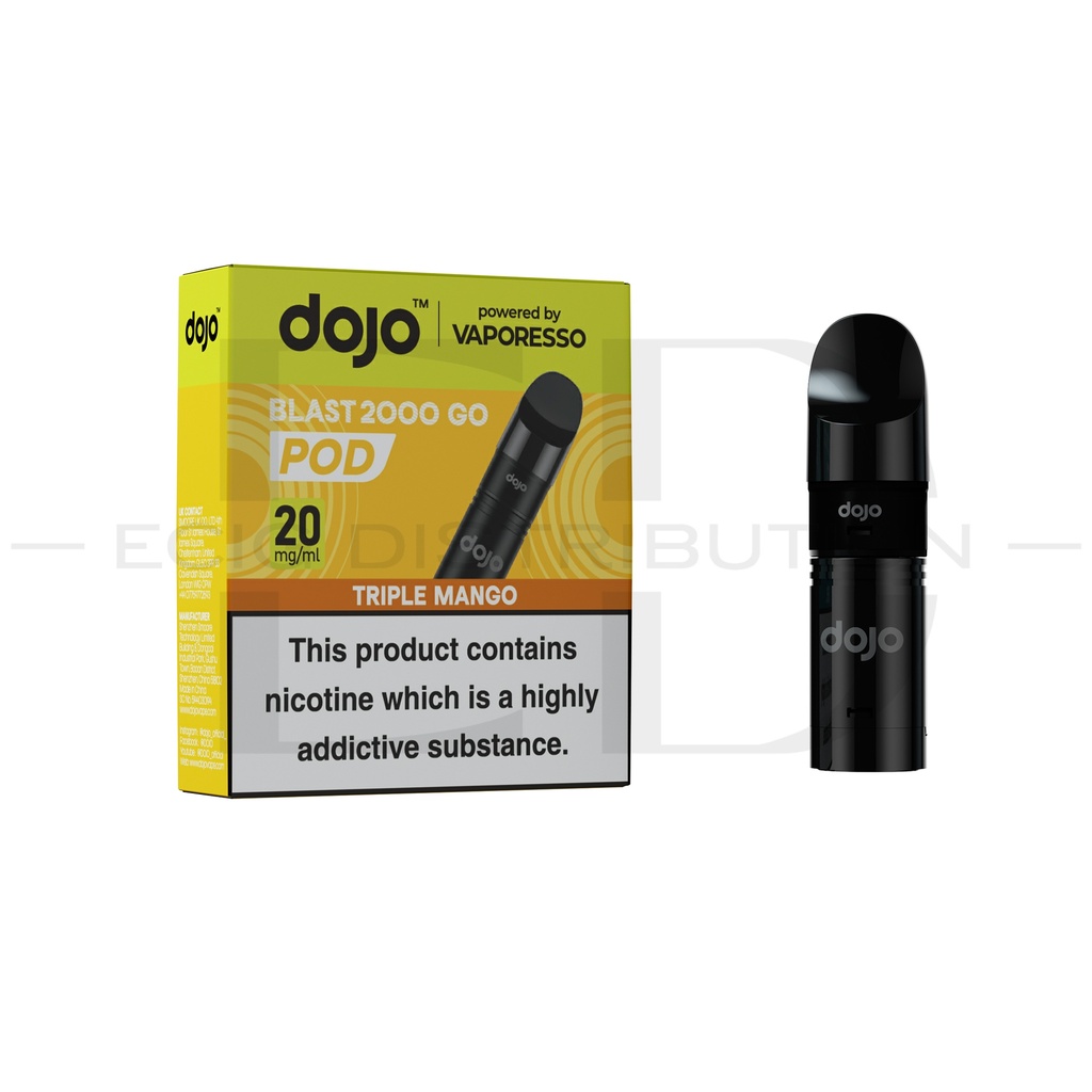 Vaporesso Dojo Blast 2000 Go Refillable Pod - Triple Mango 20MG
