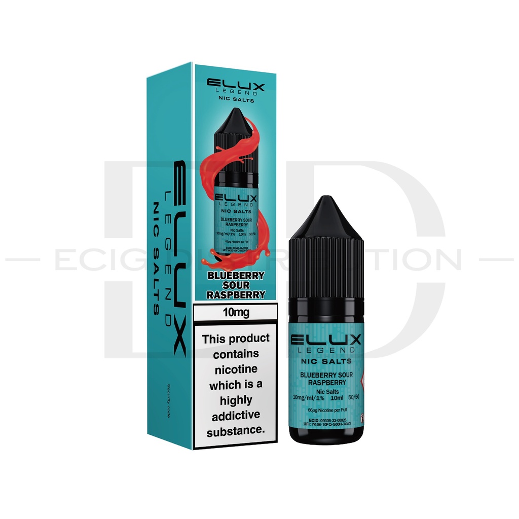 Elux Nic Salts - Blueberry Sour Raspberry 10MG