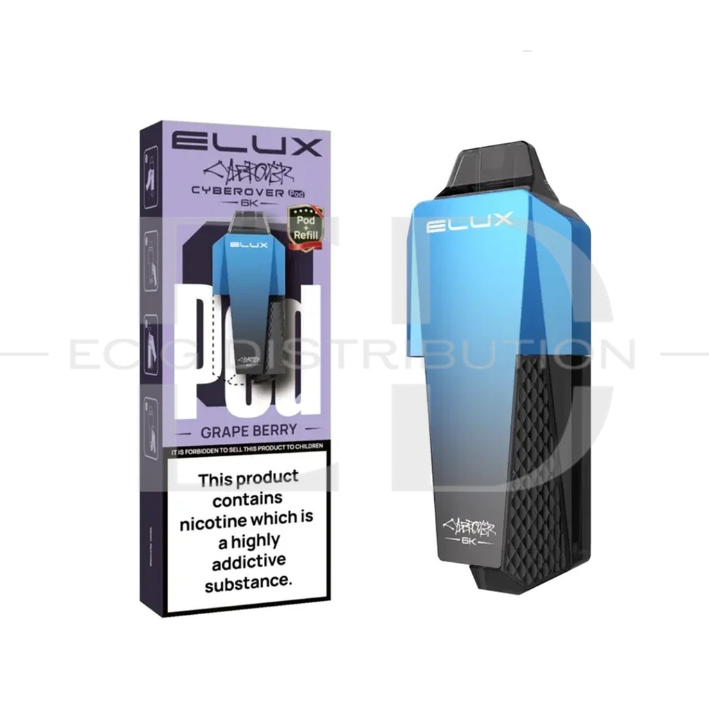 Elux Cybreover Refillable Pod - Grape Berry