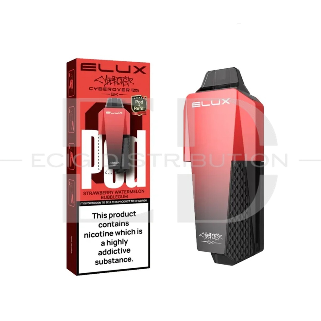 Elux Cybreover Refillable Pod - Strawberry Watermelon Bubblegum