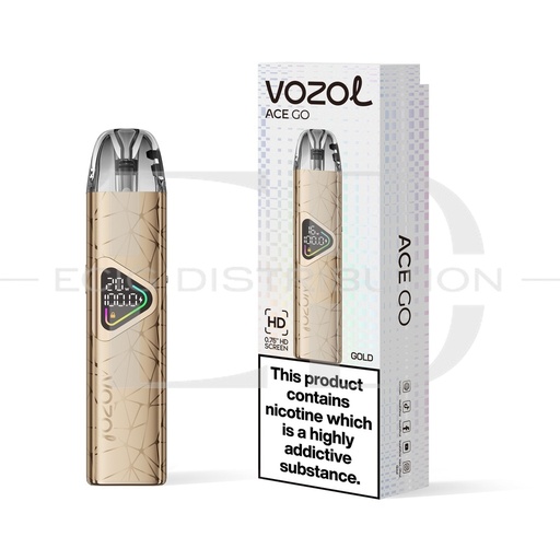 [VOZAGOPK-G] Vozol Ace Go Pod Kit - Gold