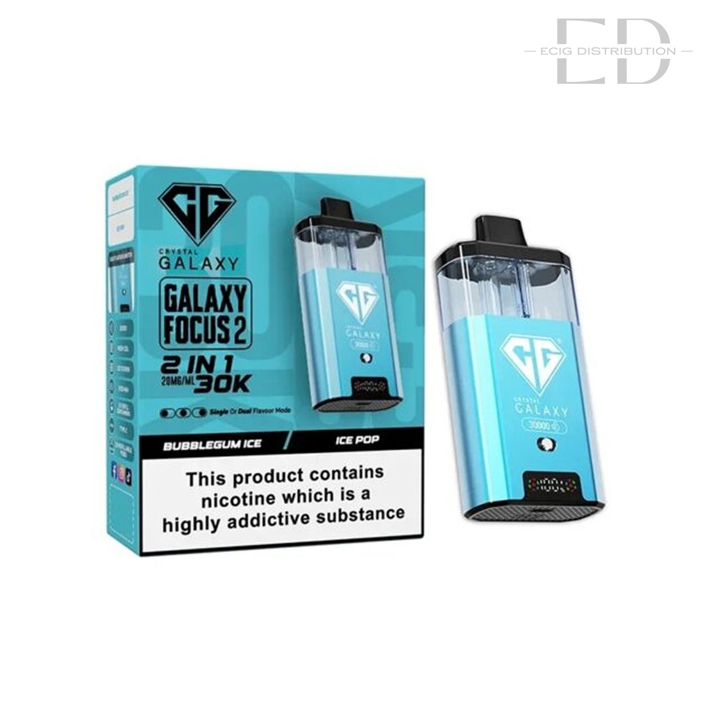 Crystal Galaxy Focus 2 30K Pod Kit - Bubblegum Ice / Ice Pop 20MG