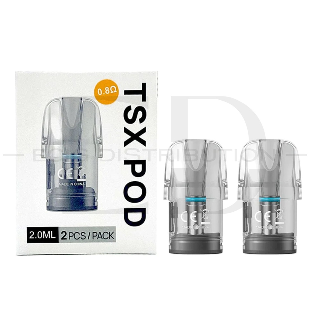 Aspire TSX Refillable Pod 2Pcs/Pack - 0.8 Ohm