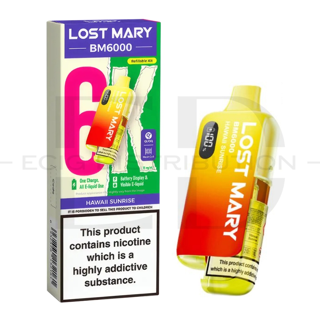 Lost Mary BM6000 Pod Kit - Hawaii Sunrise