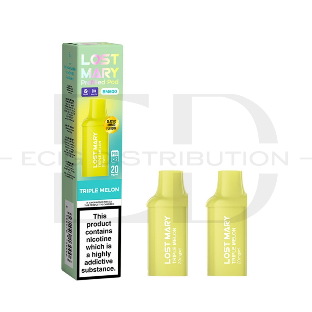 Lost Mary BM600 Refillable Pod 2Pcs/Pack - Triple Melon