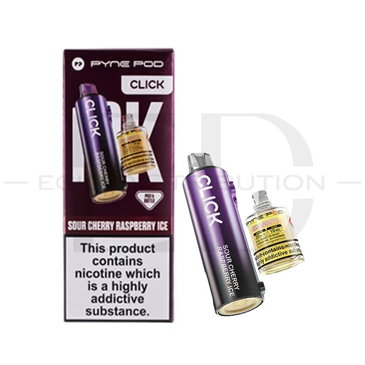 [PYNPCL10KRP-SCRI] Pyne Pod Click 10K Refillable Pod - Sour Cherry Raspberry Ice