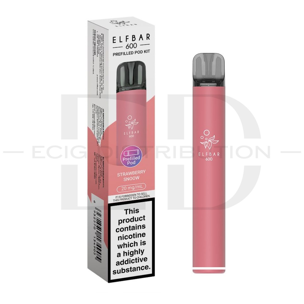Elfbar 600 Pod Kit - Strawberry Snoow