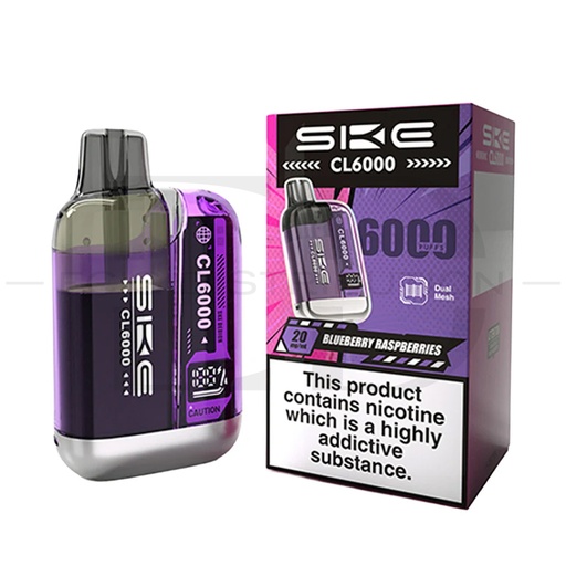 [SKECCLPK-BR] SKE Crystal CL6000 Pod Kit - Blueberry Raspberries