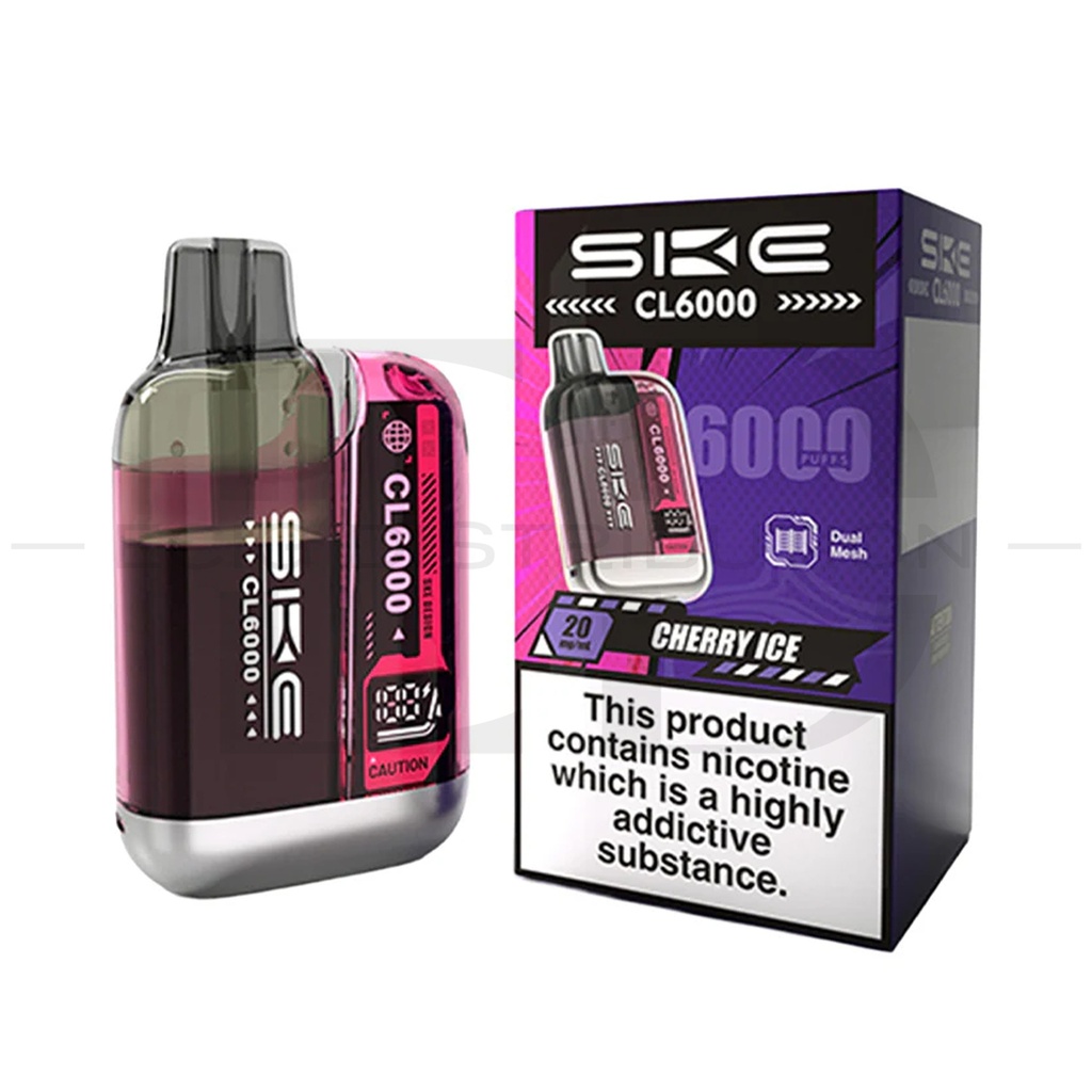 SKE Crystal CL6000 Pod Kit - Cherry Ice